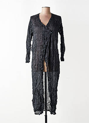 Veste casual fermeture boutonnée sur le devant noir LEÏKO femme