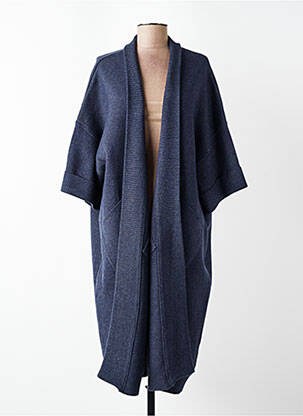 Gilet manches longues manches 3/4 bleu ADORE femme