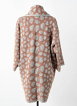 Manteau long coupe cintrée sans capuche marron MISSONI femme