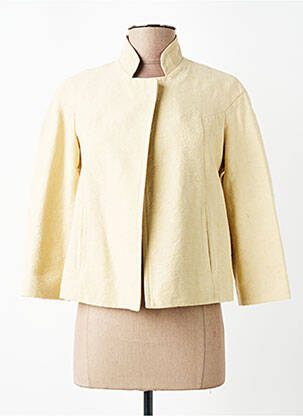 Veste chic fermeture boutonnée sur le devant beige HAMAKI-HO femme