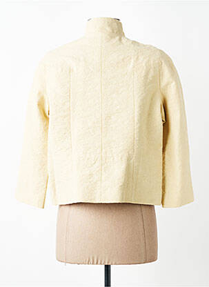 Veste chic fermeture boutonnée sur le devant beige HAMAKI-HO femme