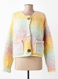Gilet manches longues stretch jaune JS MILLENIUM femme