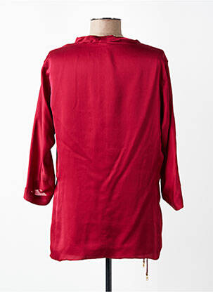 Top coupe fluide manches 3/4 rouge MARITHE & FRANCOIS GIRBAUD femme