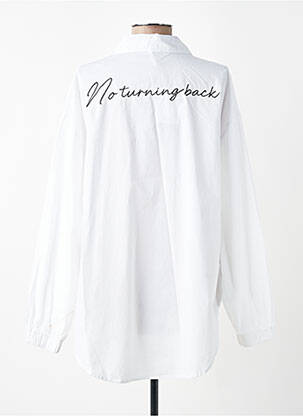 Tunique manches longues col chemisier blanc TIFFOSI femme