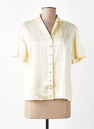 Chemisier manches courtes manches courtes jaune RENATO NUCCI femme