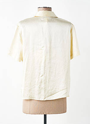 Chemisier coupe fluide manches courtes jaune RENATO NUCCI femme