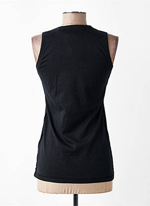 Top tissage jersey sans manche noir DOLCE & GABBANA femme