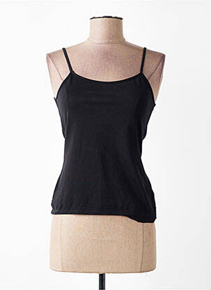 Top tissage jersey fines bretelles noir ANNE FONTAINE femme