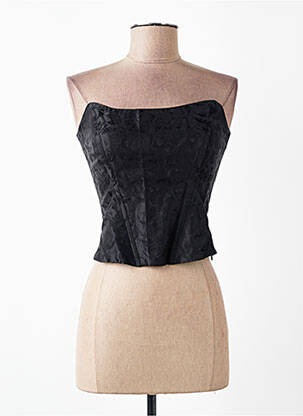 Top stretch sans manche noir RENATO NUCCI femme