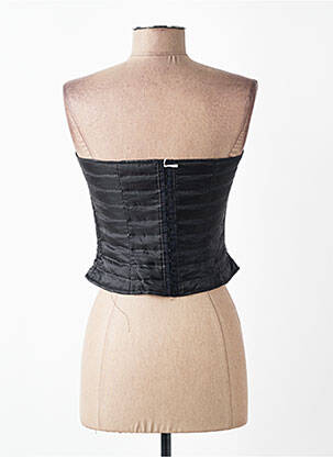 Top col carré sans manche noir ANNE FONTAINE femme