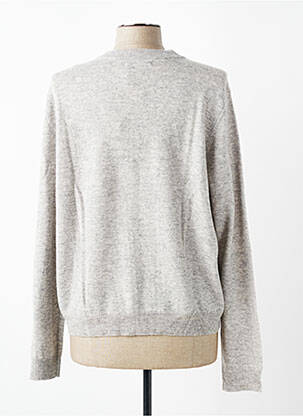Gilet manches longues stretch gris MONOPRIX femme