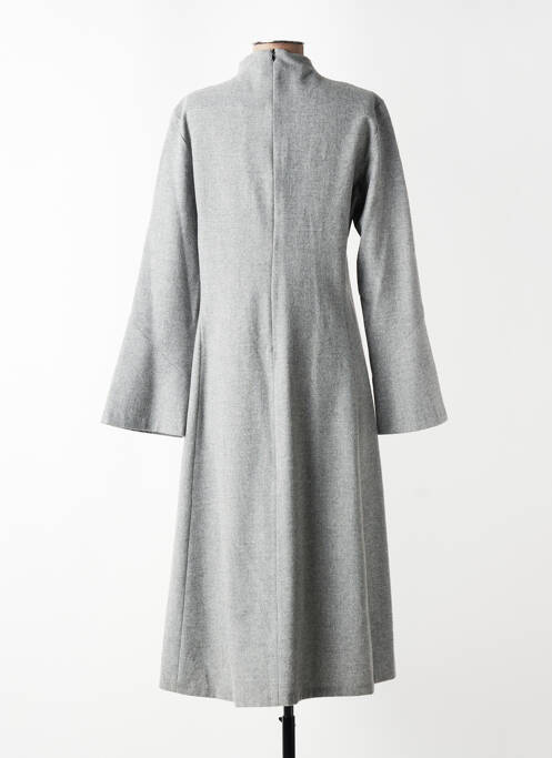 Robe longue manches longues manches longues gris ZARA femme