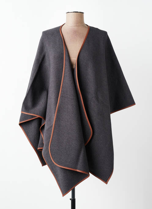 Poncho col v gris PARFOIS femme