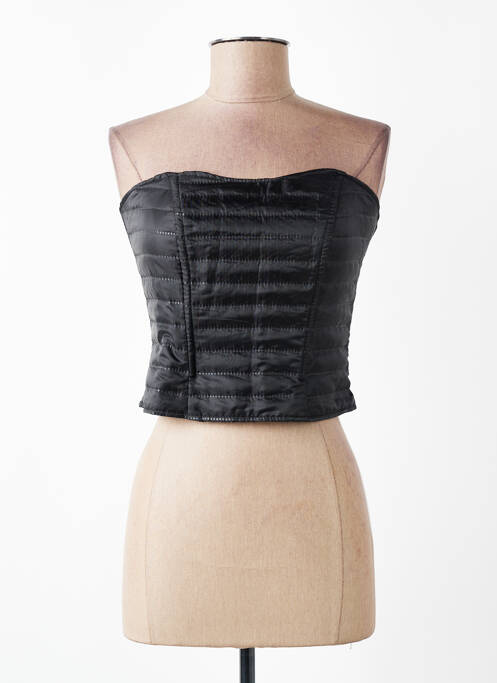 Top col carré sans manche noir ANNE FONTAINE femme