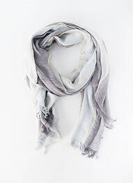 Foulard coutures renforcées gris PENNYBLACK femme
