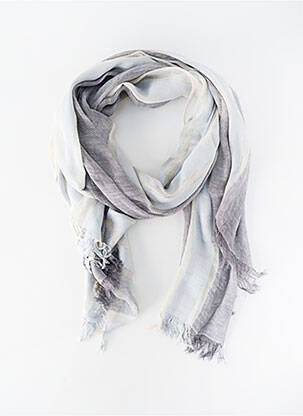 Foulard coutures renforcées gris PENNYBLACK femme