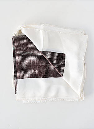 Foulard effet matière satinée blanc MAX MARA femme