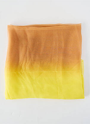 Foulard effet matière satinée jaune PENNYBLACK femme