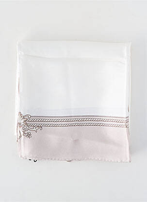 Foulard effet matière satinée beige MAX MARA femme
