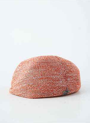 Casquette bande anti-transpiration orange LORENA ANTONIAZZI femme