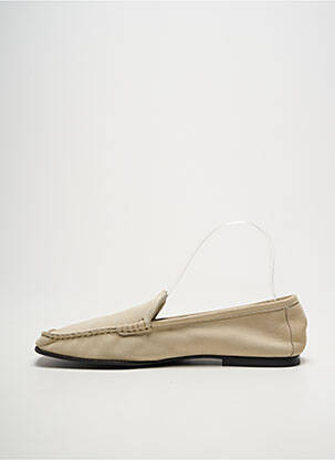 Mocassins chiquet talon plat jusqu'à 3cm beige ESCADA femme