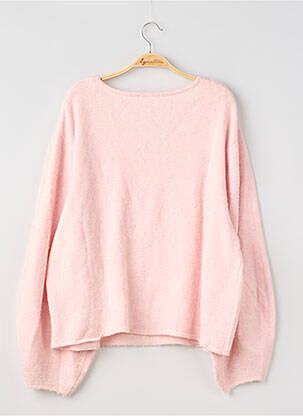Pull coupe droite manches longues rose PULL & BEAR femme