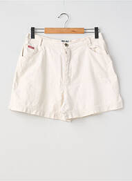Short fermeture zippée sous rabat boutonné taille normale blanc APROPOS femme