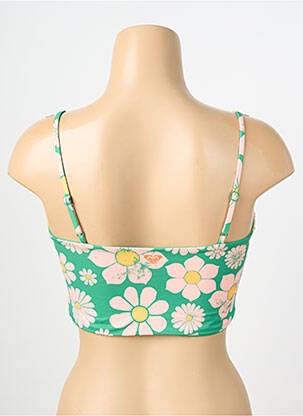 Haut de maillot de bain stretch brassieres vert ROXY femme