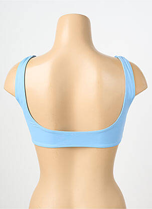 Haut de maillot de bain stretch brassieres bleu INES DUHARD X BALIBREEZE femme