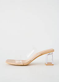 Mules/sabots talon de 7 à 9cm chair PULL & BEAR femme
