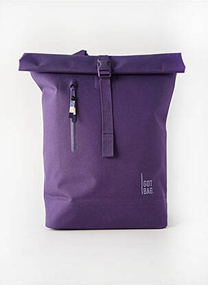 Sac à dos effet matière satinée violet GOT BAG femme