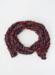 Echarpe orange SANS MARQUE femme