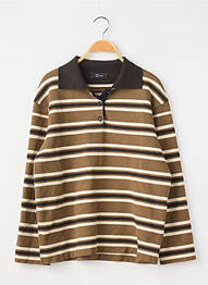 Pull manches longues manches longues marron BLOSSOM femme