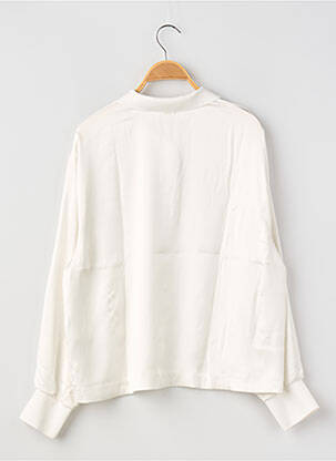 Blouse manches longues manches longues blanc LACOSTE femme