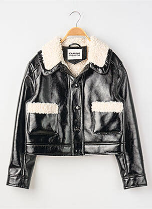 Blouson finition intérieure doublure polaire noir CLAUDIE PIERLOT femme