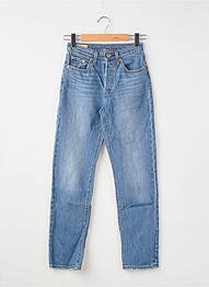 Jeans coupe slim stretch taille normale bleu LEVI'S femme