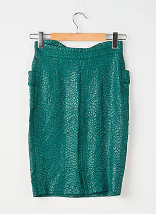 Jupe mi-longue taille normale vert CHRISTIANE JULLIANA femme