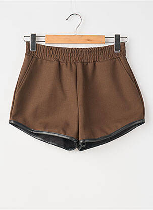Short taille normale taille normale marron STAGE femme