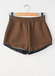 Short taille normale taille normale marron STAGE femme