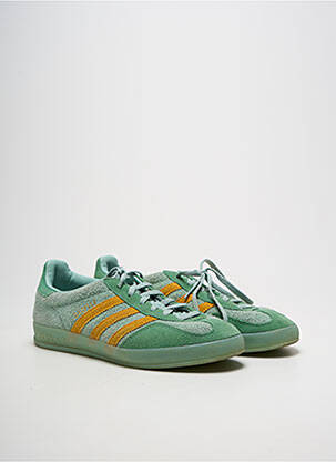 Baskets bout rond talon plat jusqu'à 3cm vert ADIDAS femme