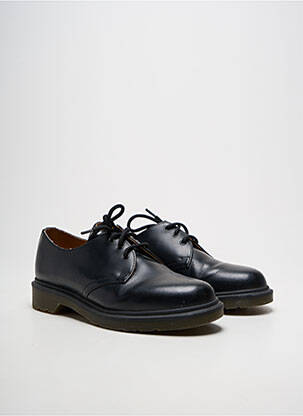 Derbies bout rond talon plat jusqu'à 3cm noir DR MARTENS femme