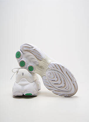 Baskets bout rond talon de 4 à 6cm blanc LACOSTE femme