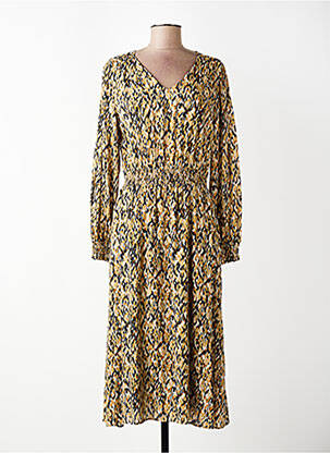 Robe longue manches longues manches longues noir C'EST BEAU LA VIE femme