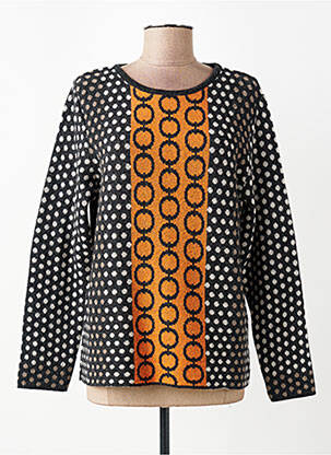 Pull coupe cintrée manches longues gris GUY DUBOUIS femme