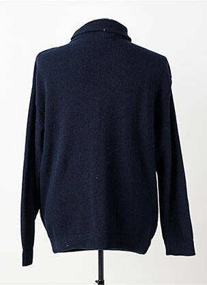 Pull stretch manches longues bleu LE LABOUREUR femme