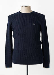 Pull stretch manches longues bleu BENSON & CHERRY homme