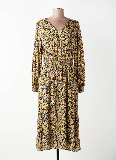 Robe longue manches longues manches longues noir C'EST BEAU LA VIE femme