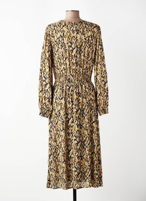 Robe longue manches longues manches longues noir C'EST BEAU LA VIE femme