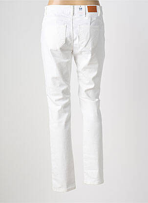 Jeans coupe slim stretch taille normale blanc C'EST BEAU LA VIE femme