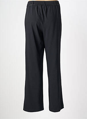 Pantalon large tissage popeline taille normale noir CHRISTINE LAURE femme